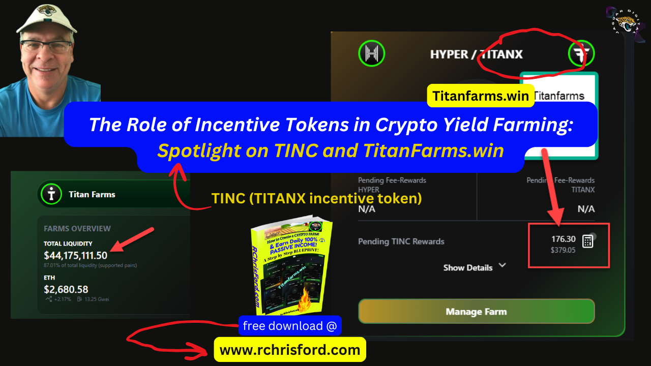 The Role of Incentive Tokens in Crypto Yield Farming: Spotlight on TINC and TitanFarms.win