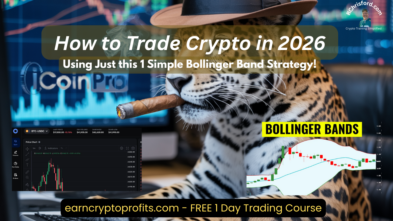 How to Trade Crypto in 2026 – Using Just this 1 Simple Bollinger Bands Strategy