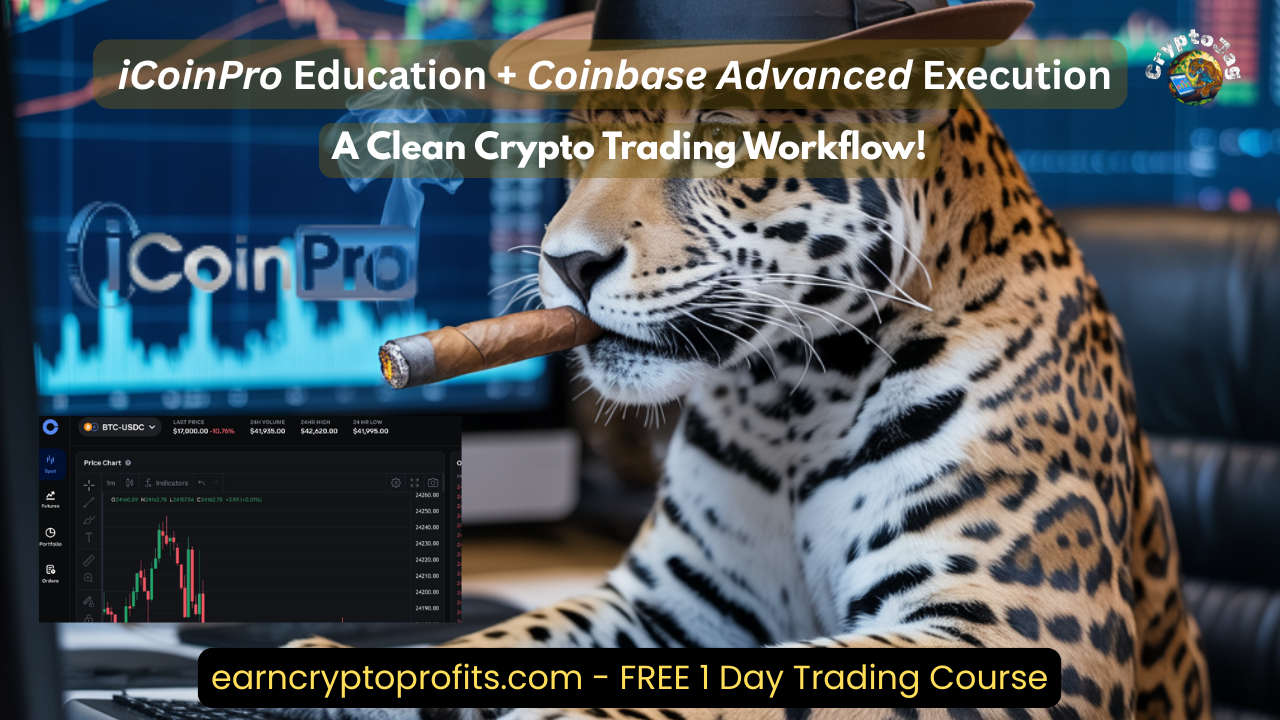 A Clean Crypto Trading Workflow: iCoinPro Education + Coinbase Advanced Execution