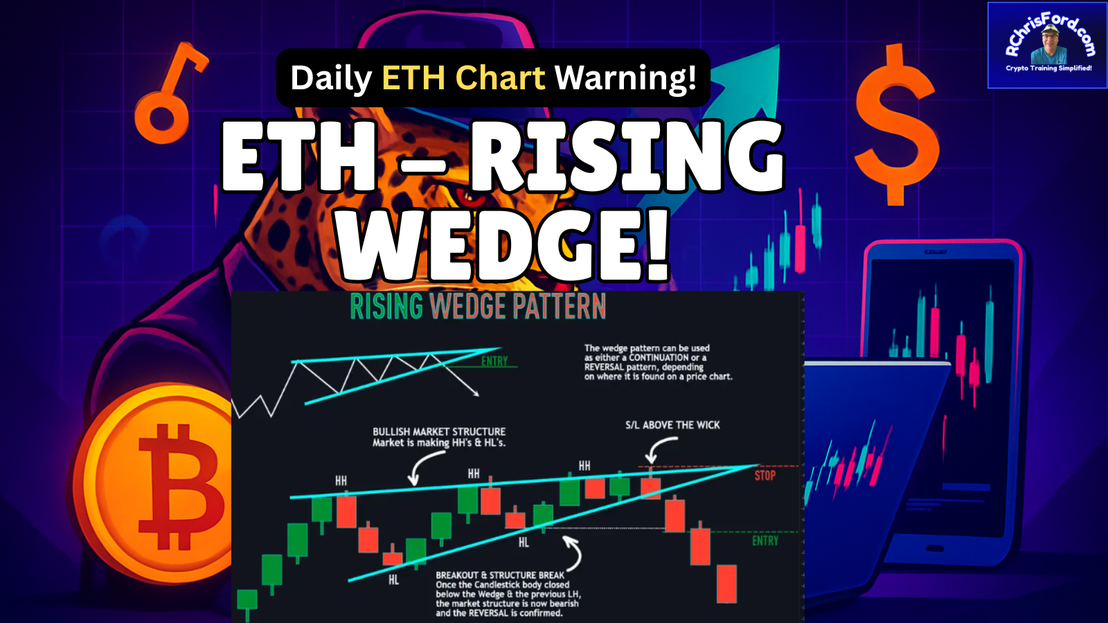 Ethereum Warning? A Rising Wedge Is Forming on the Daily Chart